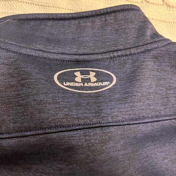 UNDER ARMOUR H STORM NAVY BLUE 1/4 ZIP - Picture 4 of 8